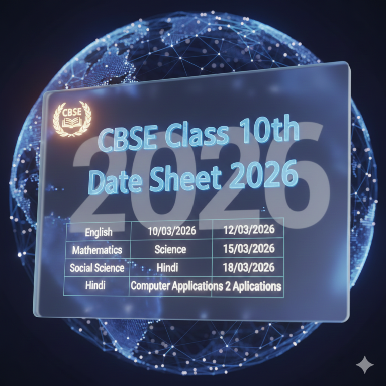 CBSE Class 10 Date Sheet 2026