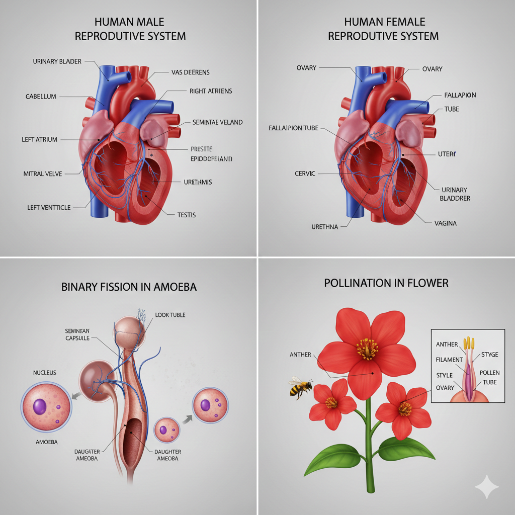 CBSE Class 10 Biology Important Diagram Human Brain