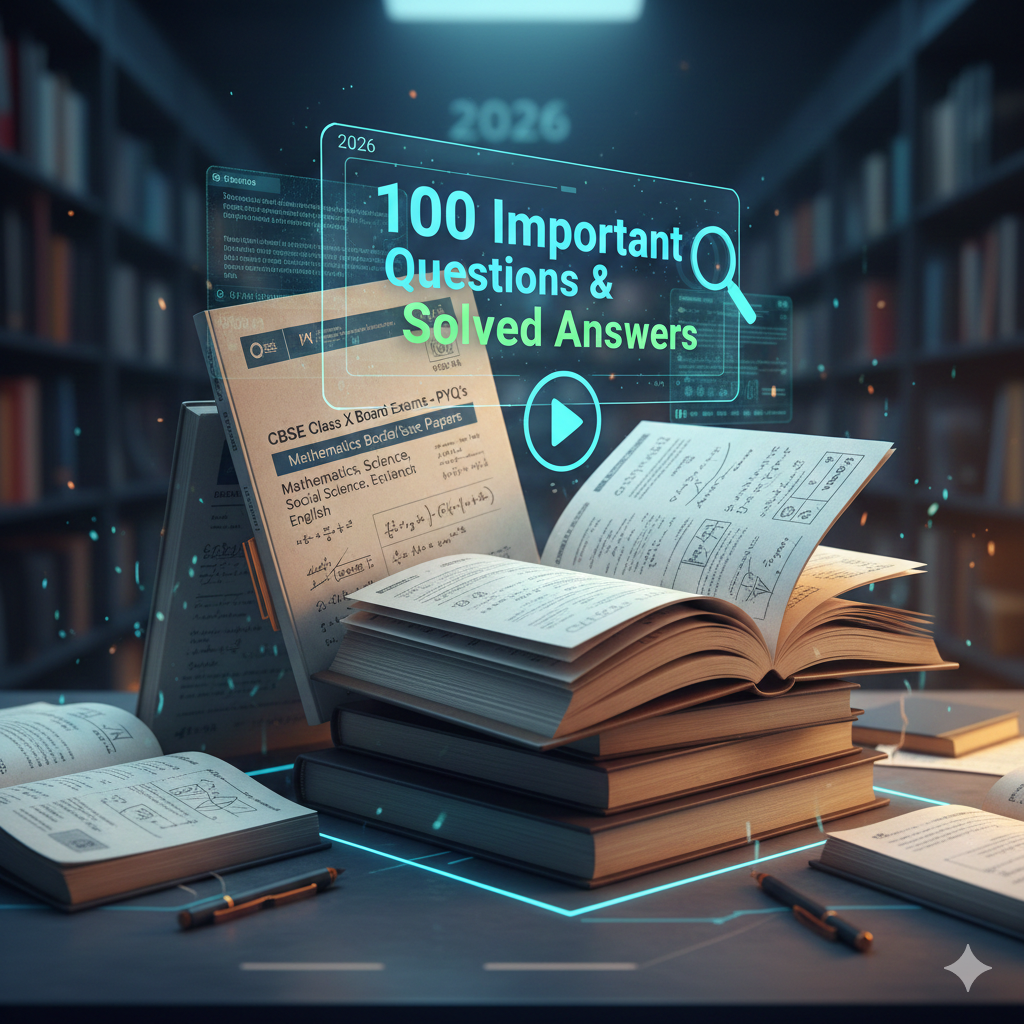 CBSE Class 10 Previous Year Question Papers with 100 important questions and answers