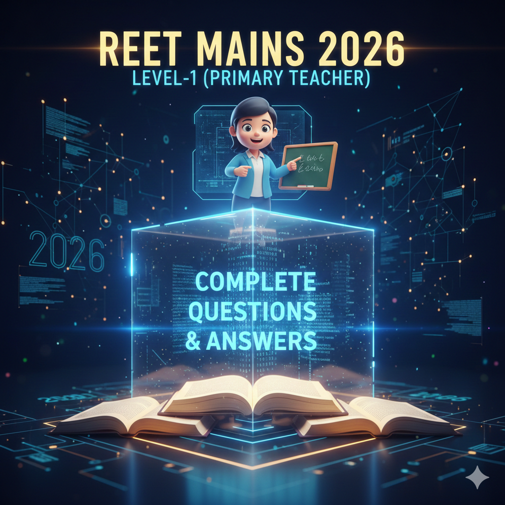 REET Mains 2026 Level 1 Questions Answers in Hindi
