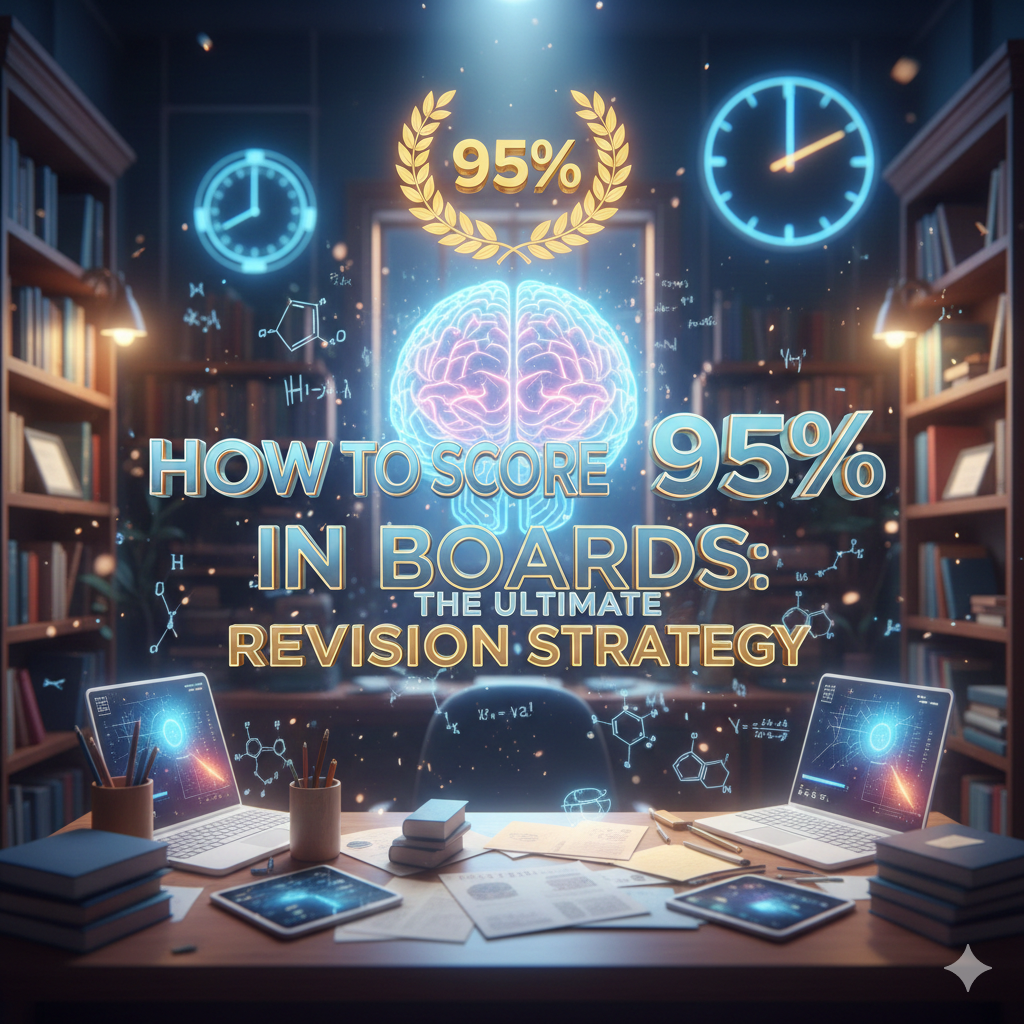 How to Score 95% in Boards Exam with smart revision strategy