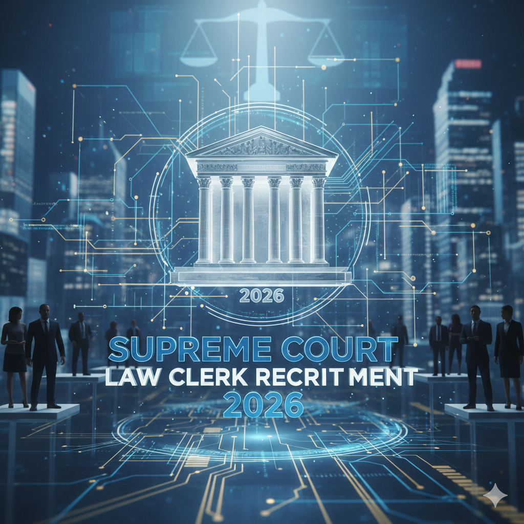 Supreme Court Law Clerk Recruitment 2026 Notification, Eligibility, Vacancy Details and Apply Online