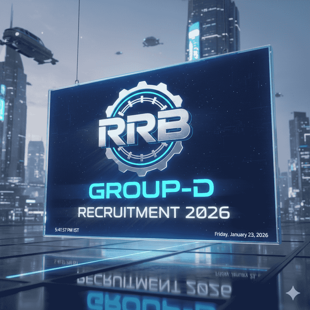 RRB Group D Recruitment 2026 notification, railway group d vacancy, 10th pass railway job, rrb group d exam preparation