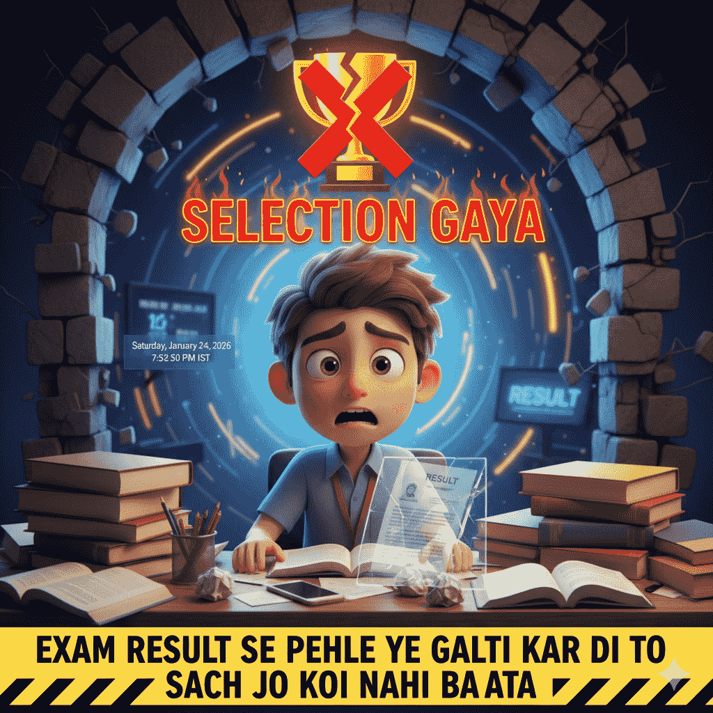 Exam Result Se Pehle Ye Galti Kar Di To Selection Gaya students stress image