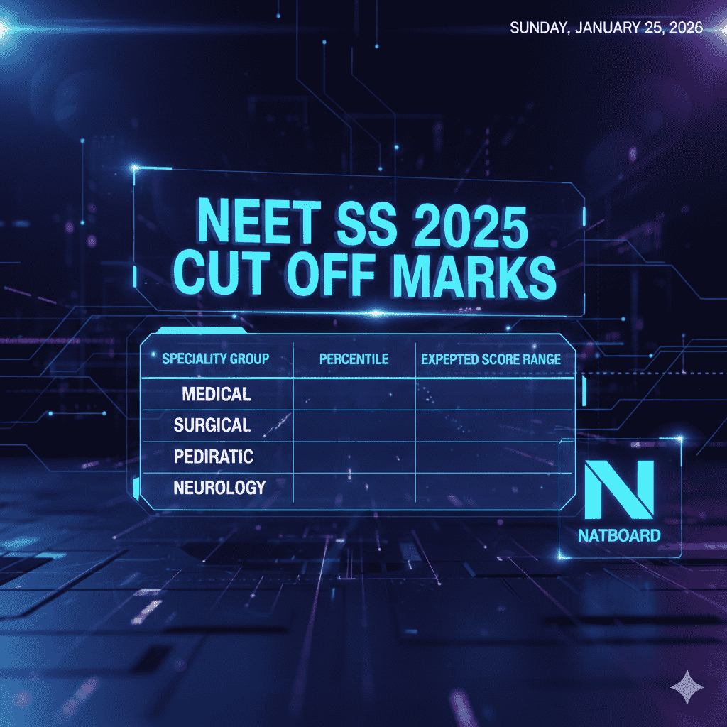 NEET SS 2025 Cut Off Marks expected category wise for DM and MCh courses in India
