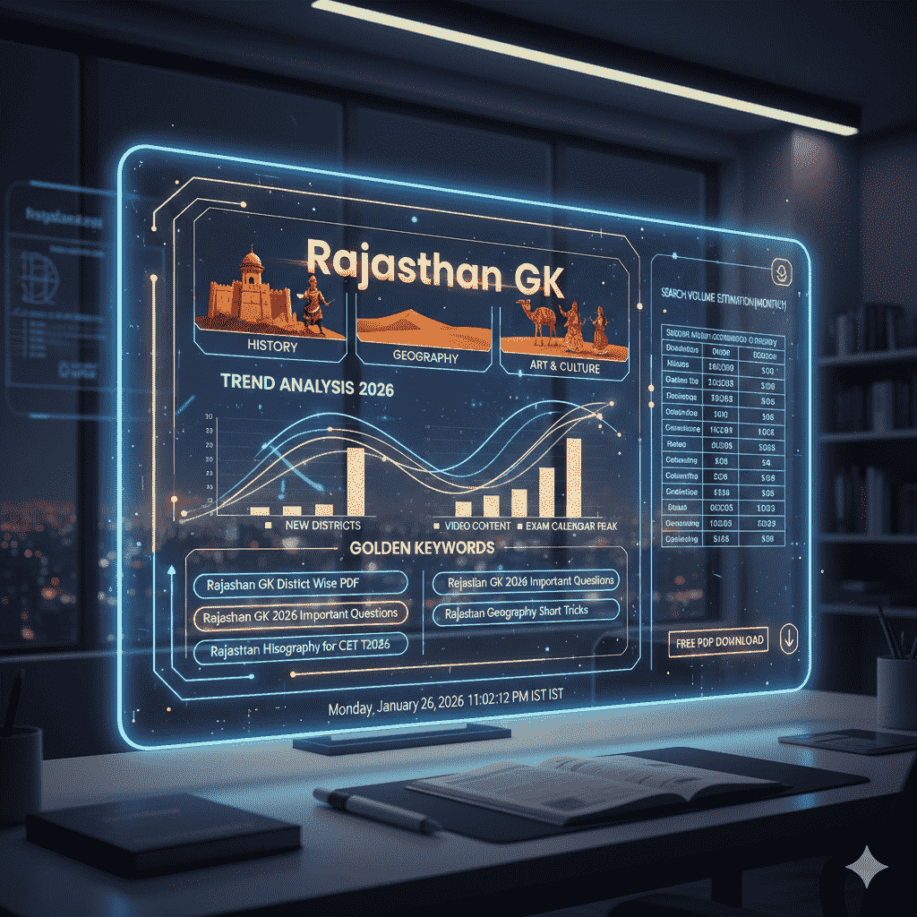 Rajasthan GK 2026 important questions and answers in Hindi