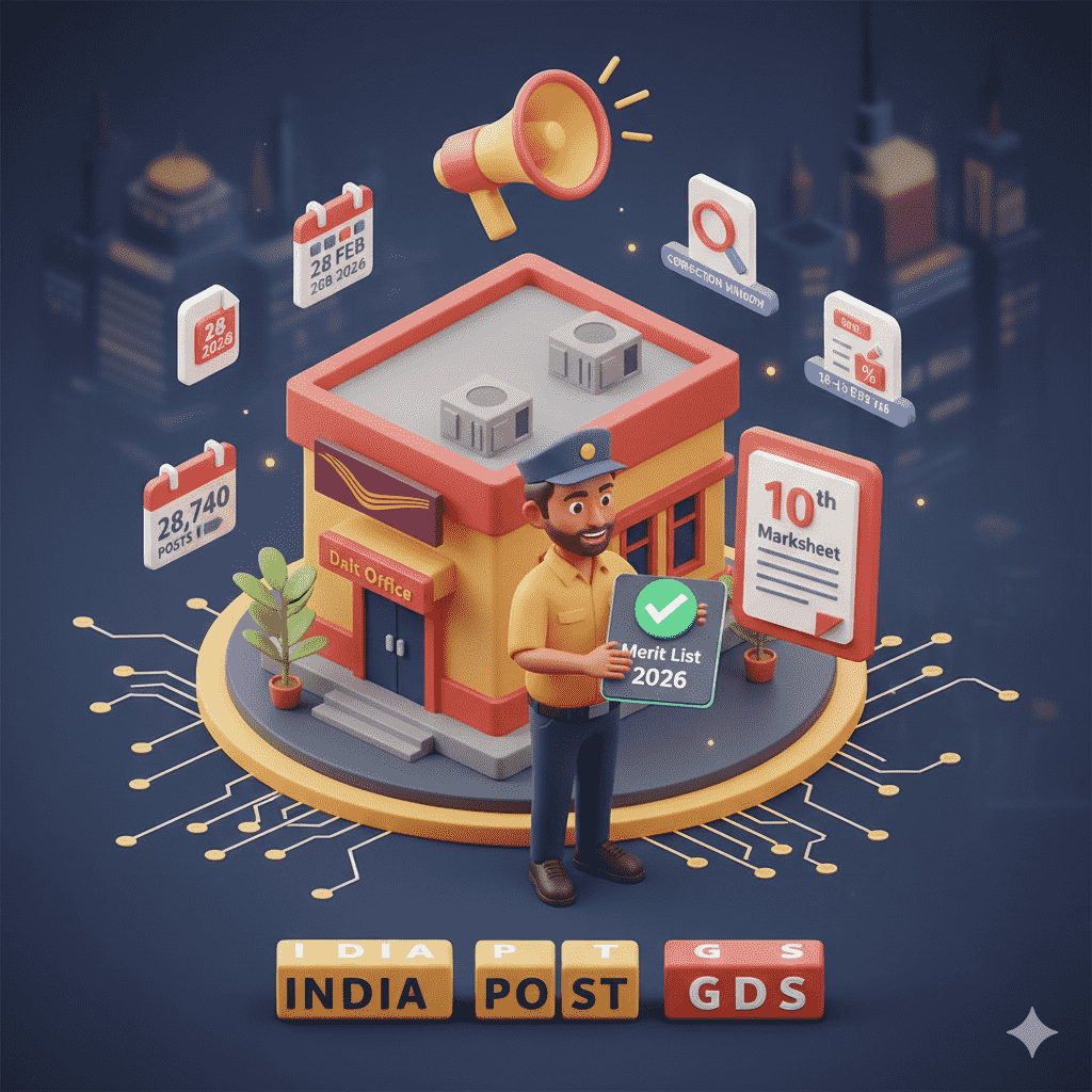 India Post GDS Merit List 2026 PDF Download State Wise Cut Off