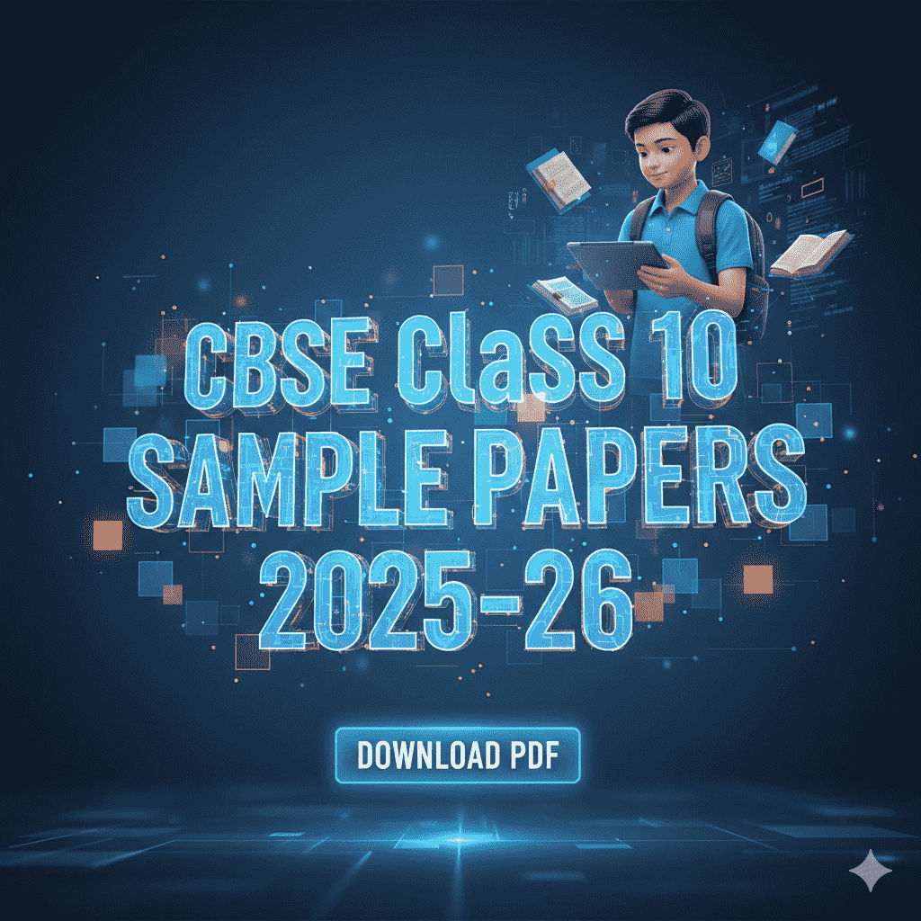 CBSE Class 10 Sample Papers 2025-26 PDF Download with 100 Important Questions Answers and Latest Exam Pattern