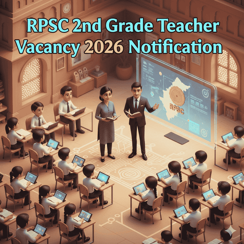 RPSC 2nd Grade Teacher Vacancy 2026 Notification PDF
