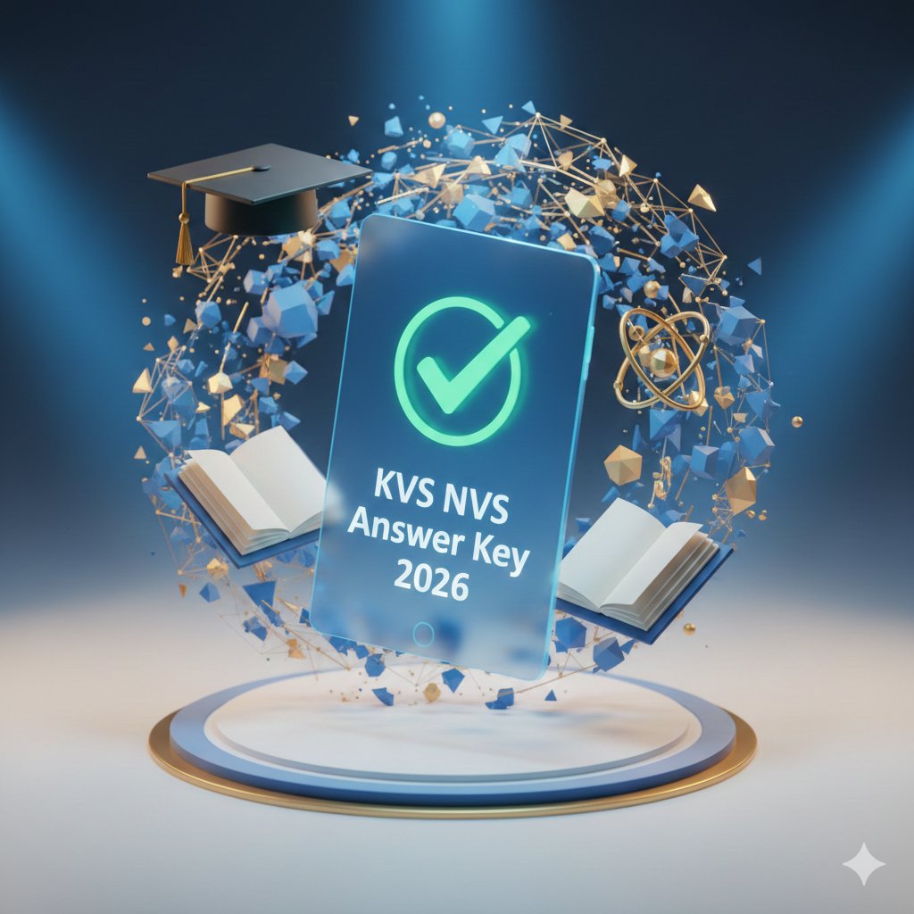 KVS NVS Exam Answer Key 2026 PDF Download, Response Sheet and Objection Process