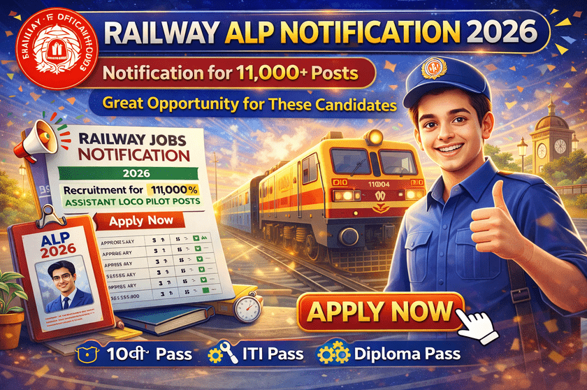 Railway ALP Notification 2026 11000 vacancy recruitment apply online