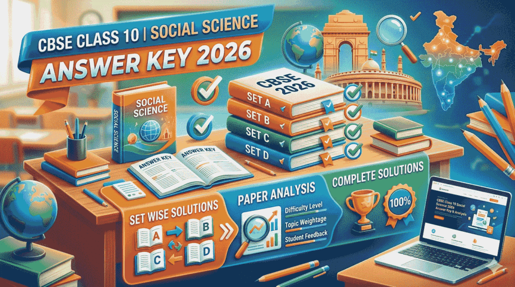 CBSE Class 10 Social Science Answer Key 2026 Set Wise Solutions and Question Paper Analysis