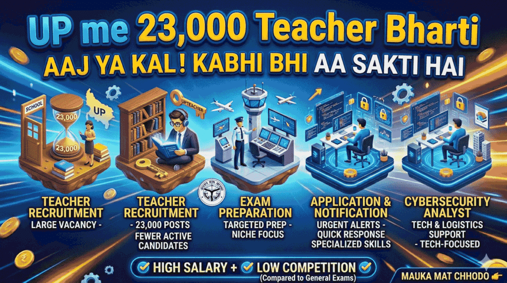 UP Teacher Bharti 2026 23000 Vacancy Latest Update