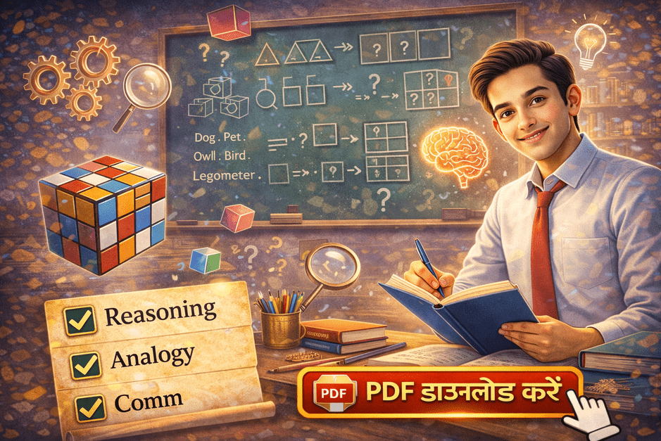 Analogy Reasoning in Hindi 100+ Important Questions with Answers for SSC Railway Banking 2026 Exam Preparation